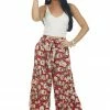 Jodifl Ruby Floral Print High Waist Flowy Pants 1 Jodifl Ruby Floral Print High Waist Flowy Pants