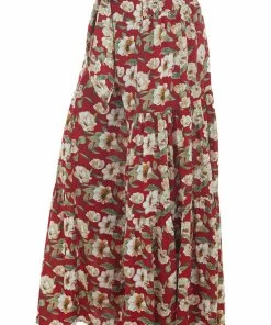 Jodifl Ruby Floral Print High Waist Flowy Pants