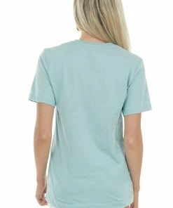 Rosemead Tops Sage 'Today Is A Good Day' Lightning Bolt Tee