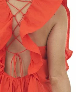 Umgee Scarlet Plunging V Neck Lace Up Back Short Dress Dresses 18 Umgee Scarlet Plunging V Neck Lace Up Back Short Dress Dresses