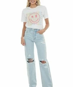 Wknder Snow White 'Blessed Mama' Smiley Graphic Tee