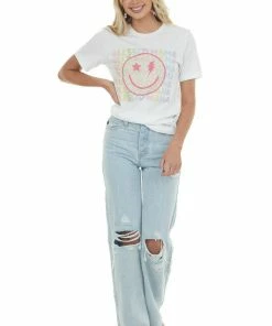 Wknder Snow White 'Blessed Mama' Smiley Graphic Tee