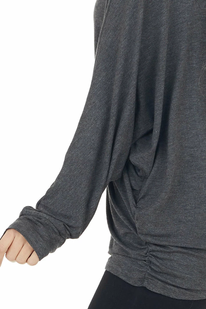 Cherish Stormy Dolman Sleeve Stretchy Knit Top With Banded Cuffs Tops 10 Cherish Stormy Dolman Sleeve Stretchy Knit Top With Banded Cuffs Tops