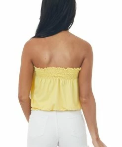 CY Fashion Sunshine Sleeveless Smocked Ribbed Knit Top 12 CY Fashion Sunshine Sleeveless Smocked Ribbed Knit Top