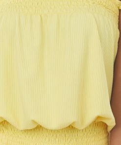 CY Fashion Sunshine Sleeveless Smocked Ribbed Knit Top 13 CY Fashion Sunshine Sleeveless Smocked Ribbed Knit Top