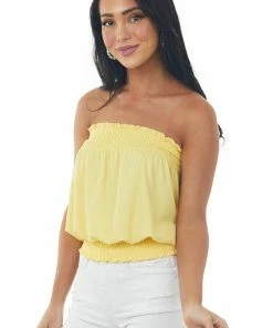 CY Fashion Sunshine Sleeveless Smocked Ribbed Knit Top 11 CY Fashion Sunshine Sleeveless Smocked Ribbed Knit Top