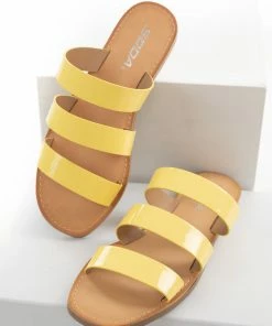 FORTUNE DYNAMIC Sunshine Triple Strap Square Toe Sandals 15 FORTUNE DYNAMIC Sunshine Triple Strap Square Toe Sandals