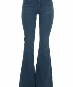 Special A Bottoms Vintage Dark Wash High Rise Flare Jeans