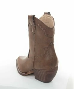L.A Shoe King Shoes Vintage Spice Faux Leather Western Style Boots