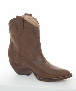 L.A Shoe King Shoes Vintage Spice Faux Leather Western Style Boots