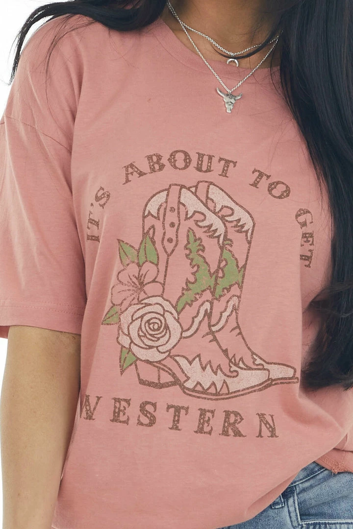 Sweet Claire Watermelon 'Western' Oversized Graphic Tee 8 Sweet Claire Watermelon 'Western' Oversized Graphic Tee