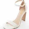 CCOCCI Shoes White Open Square Toe High Heel Sandals 2 CCOCCI Shoes White Open Square Toe High Heel Sandals