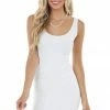 Nikibiki White Seamless Tank Dress Undergarment Dresses